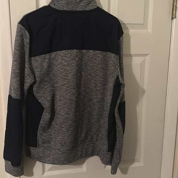 Large gray full zip Tommy Hilfiger sweater - Picture 2 of 2